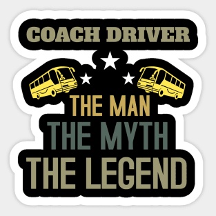 The man the myth the legend Sticker